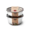BB-Lunchbox stalowy okrągły 0,95l. Multifunction